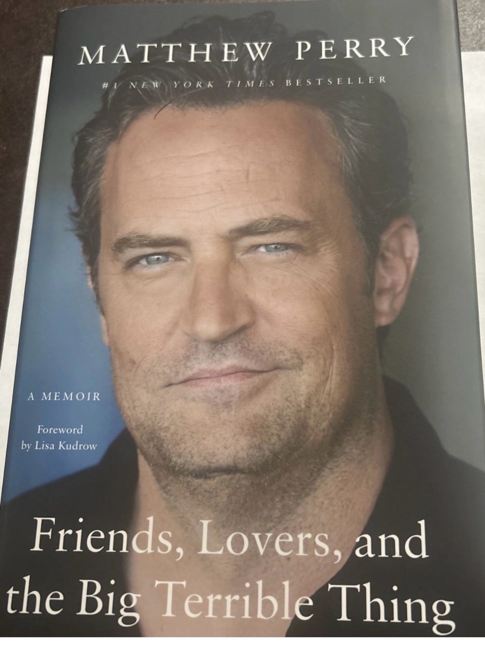Matthew Perry- Friends, Lovers and the Big Terrible Thing - Memoir hardcover